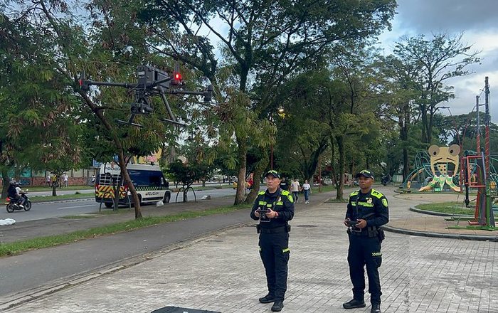 Vigilancia con tecnología en el parque